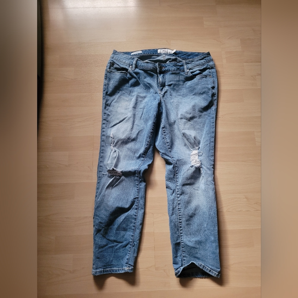 Torrid Distressed Boyfriend Jeans